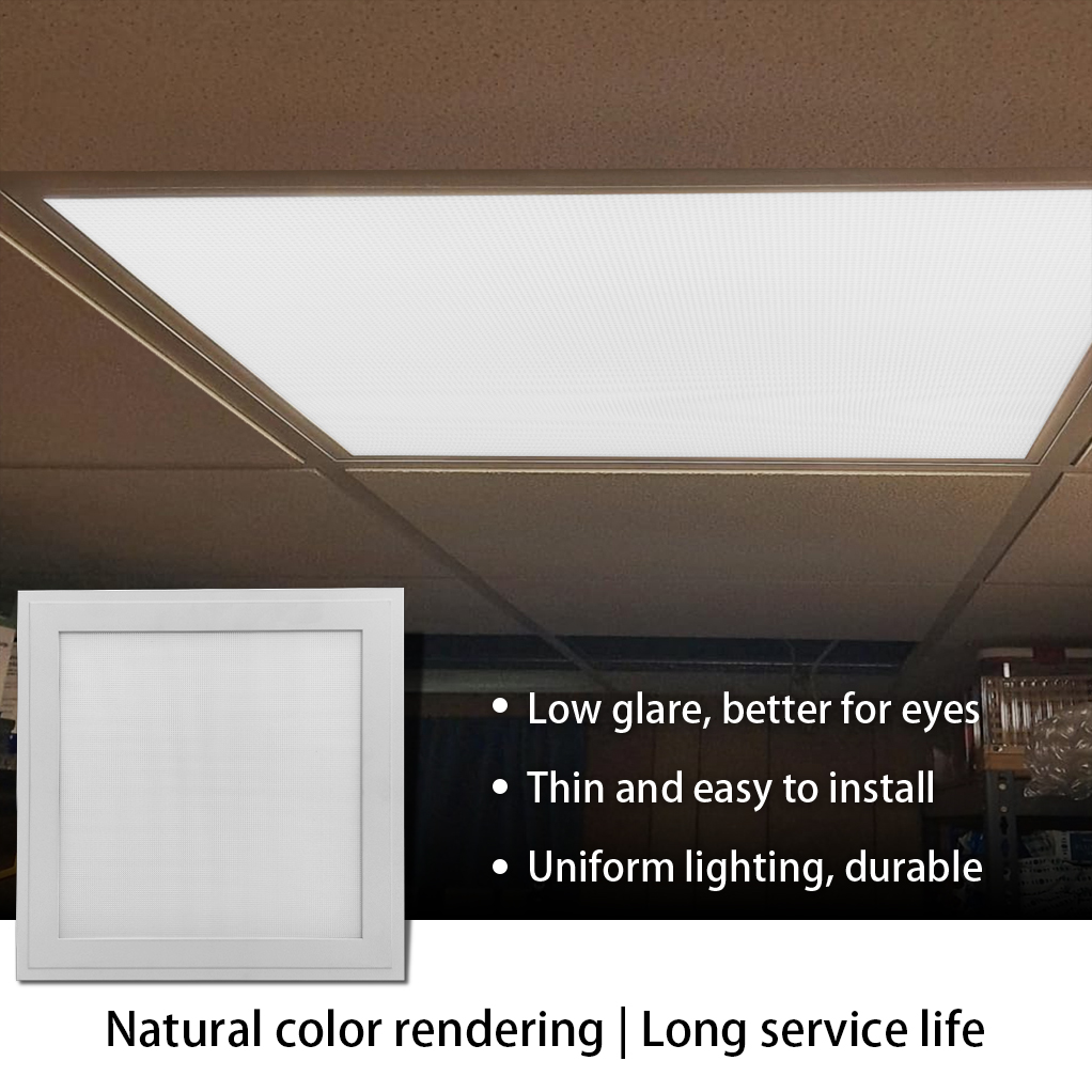 LED customizable low-glare panel lamp