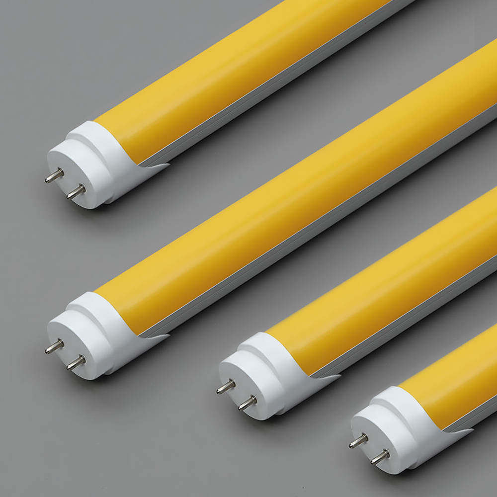 Yellow T8 Tube Light:Revitalize Space Texture,Illuminate a New Experience of Practical Lighting